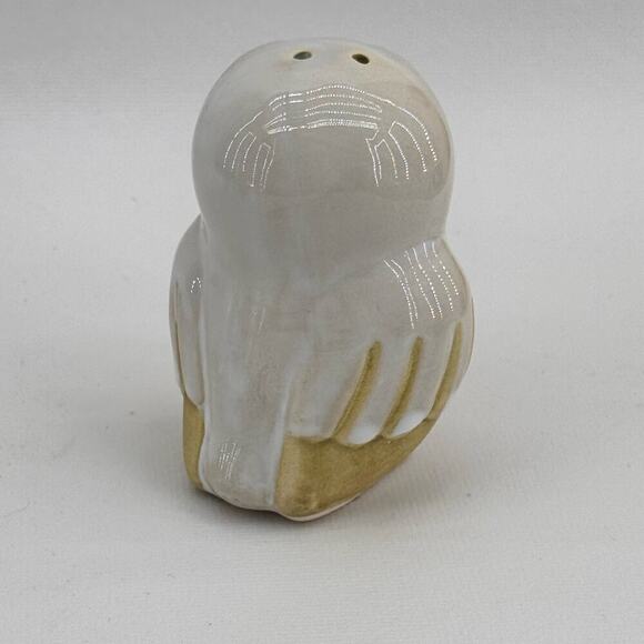 Set of 2 Mismatch Ceramic Owl Salt And Pepper Shakers With Stoppers 3" - Picture 5 of 7